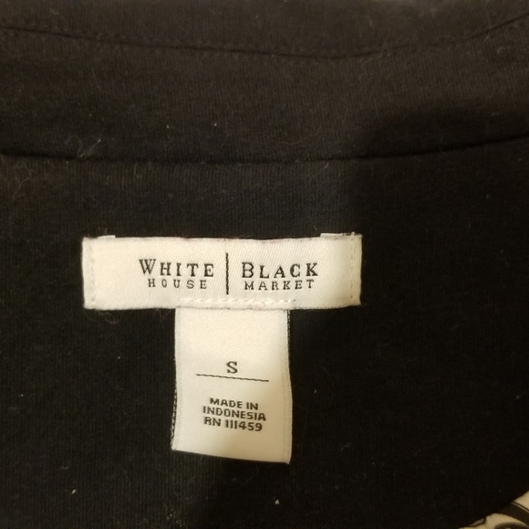 White House Black Market Half Length Cotton Blazer - Picture 3 of 3
